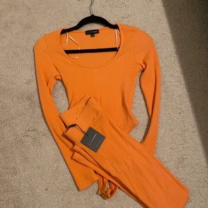 Ribbed set (bodysuit + leggings)